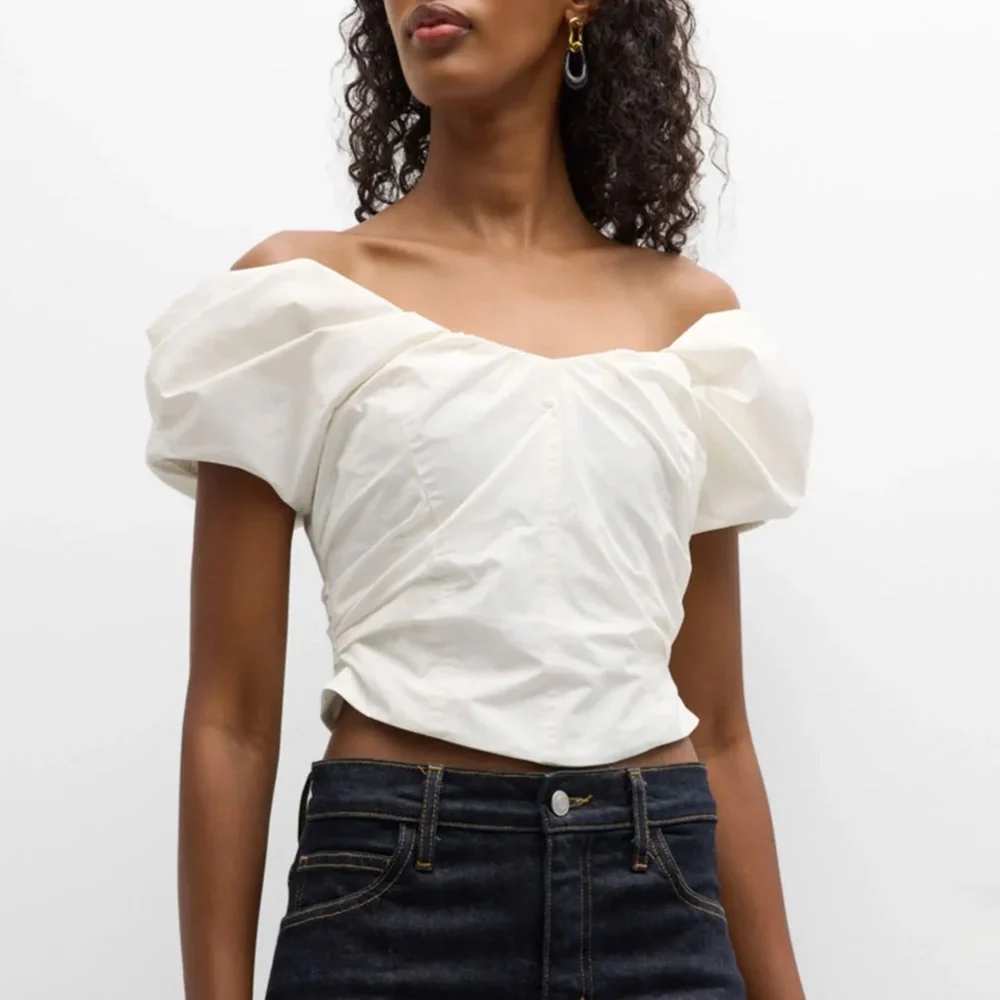 A.L.C. Nora Top White New With Tags US4